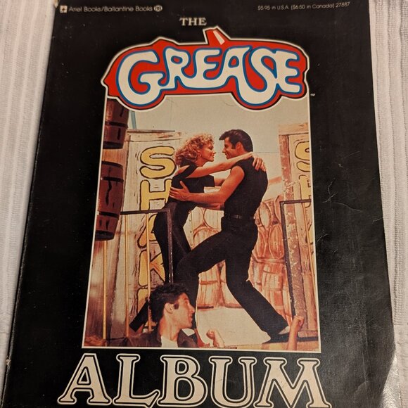 The Grease Album Picture Book Ariel Ballantine Books Paramount Pictures 1978 - Picture 1 of 6